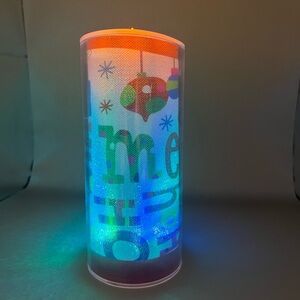 Color Changing LED Holiday Candle